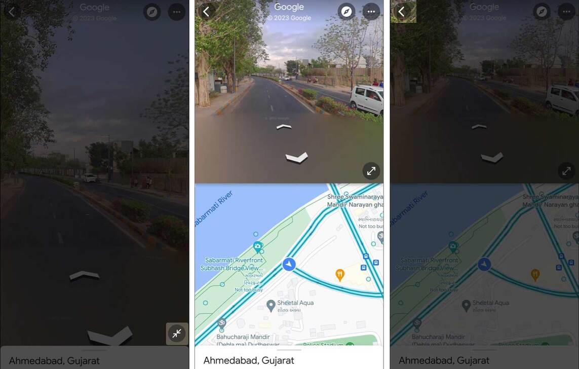 Street View in Google Maps on iPhone | Raj Tech Blog