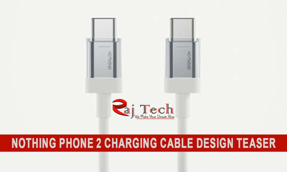 Nothing Phone 2 Charging Cable Design Teaser